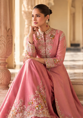 Palazzo Gown with Floral Embroidery