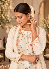 Salwar Suit with Elegant Floral Embroidery