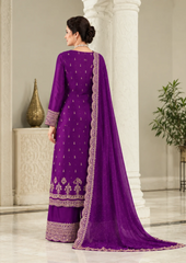Salwar Suit with Exquisite Golden Embellishments