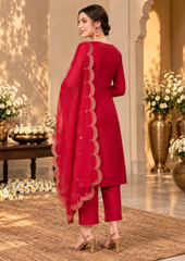 Salwar Suit with Intricate Golden Embroidery