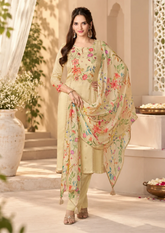 Salwar Suit with Vibrant Floral Embroidery