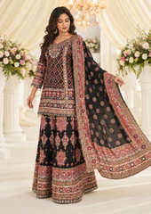 Sharara Set with Mirror Work