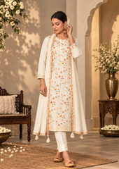 Salwar Suit with Elegant Floral Embroidery