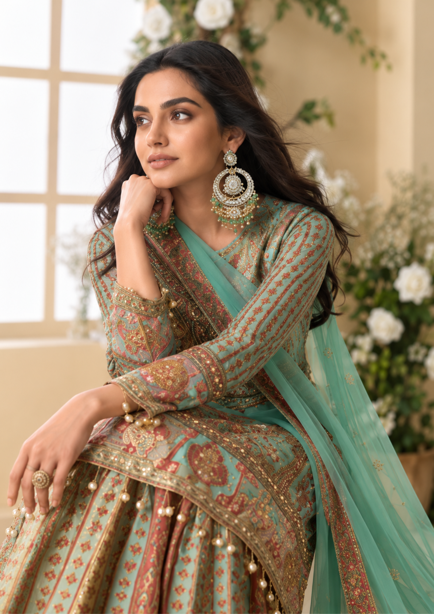 Sharara Set with Zari Work