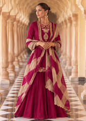 Sharara Suit with Intricate Zari Embroidery